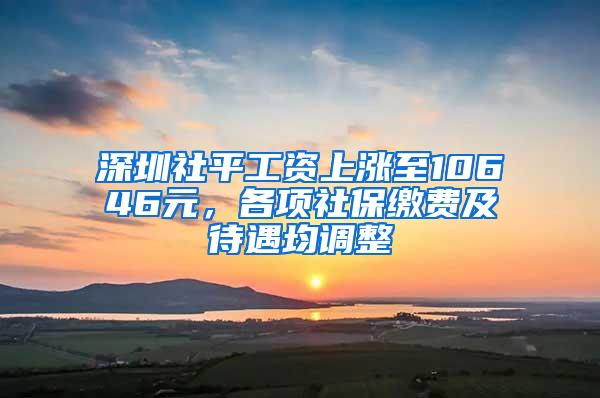 深圳社平工资上涨至10646元，各项社保缴费及待遇均调整