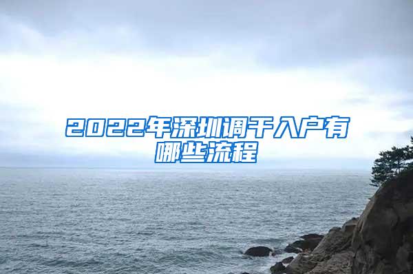 2022年深圳调干入户有哪些流程