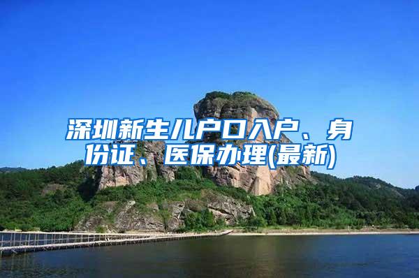 深圳新生儿户口入户、身份证、医保办理(最新)