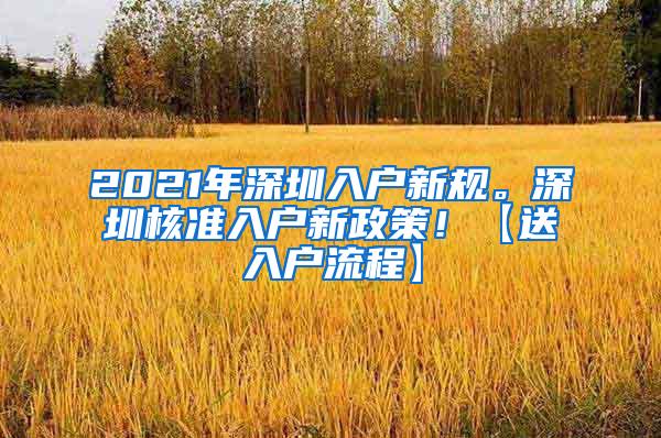 2021年深圳入户新规。深圳核准入户新政策！【送入户流程】