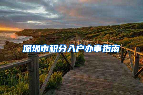 深圳市积分入户办事指南