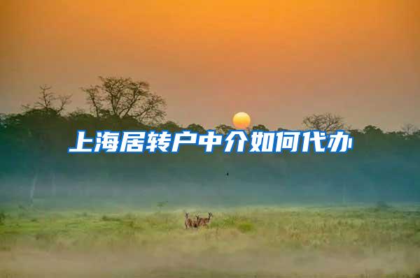 上海居转户中介如何代办
