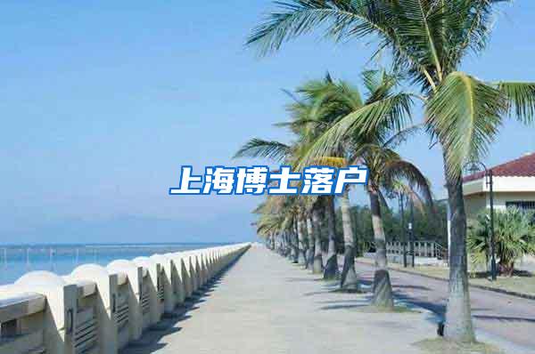 上海博士落户