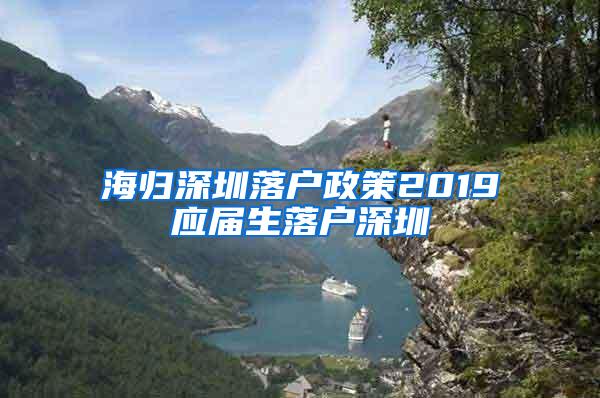 海归深圳落户政策2019应届生落户深圳