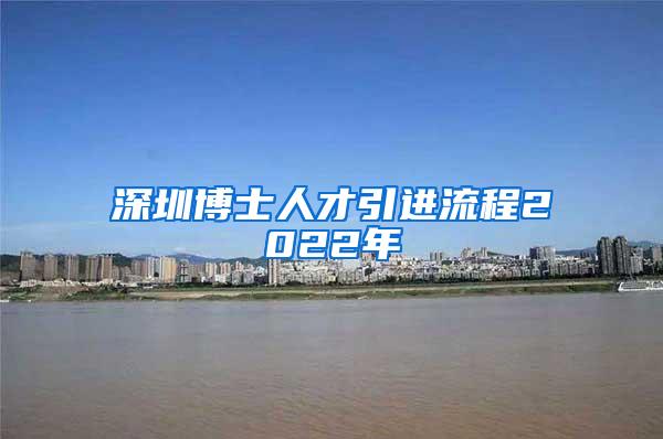 深圳博士人才引进流程2022年