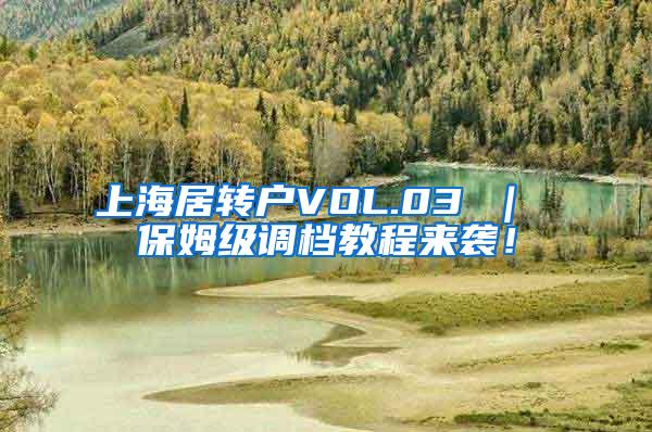 上海居转户VOL.03 ｜ 保姆级调档教程来袭！