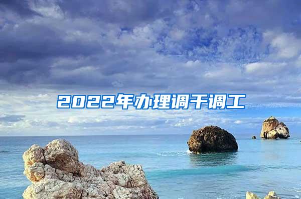 2022年办理调干调工