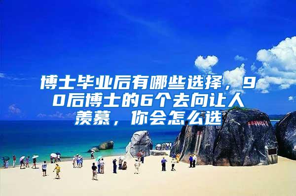 博士毕业后有哪些选择，90后博士的6个去向让人羡慕，你会怎么选