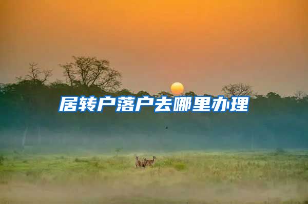 居转户落户去哪里办理