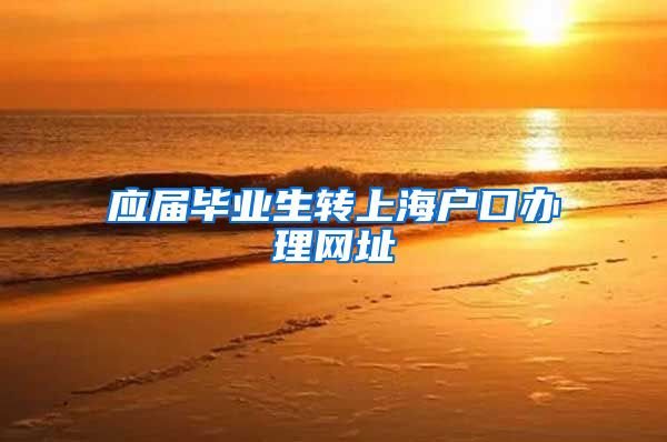 应届毕业生转上海户口办理网址