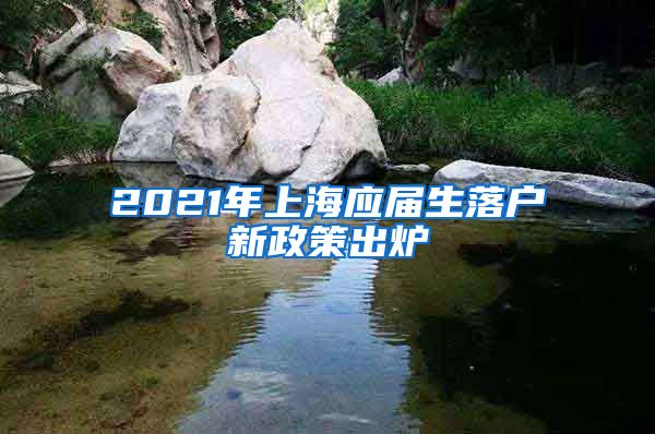 2021年上海应届生落户新政策出炉
