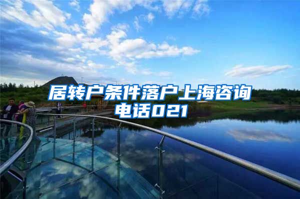 居转户条件落户上海咨询电话021