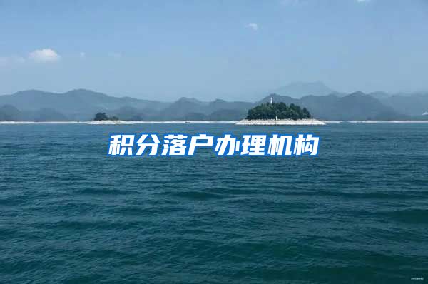 积分落户办理机构