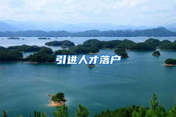 引进人才落户