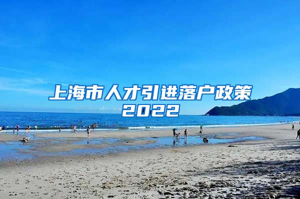 上海市人才引进落户政策2022