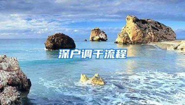 深户调干流程
