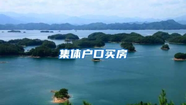 集体户口买房