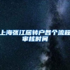 上海张江居转户各个流程审核时间