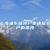 上海浦东居转户申请居转户的条件
