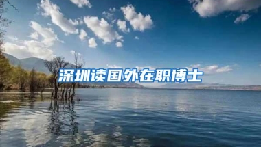 深圳读国外在职博士