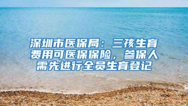 深圳市医保局：三孩生育费用可医保保险，参保人需先进行全员生育登记