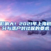 影响大！2021年上海积分与落户对社保的要求