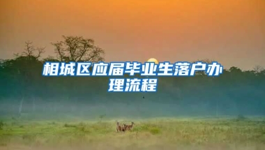 相城区应届毕业生落户办理流程