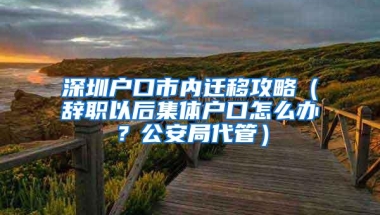 深圳户口市内迁移攻略（辞职以后集体户口怎么办？公安局代管）