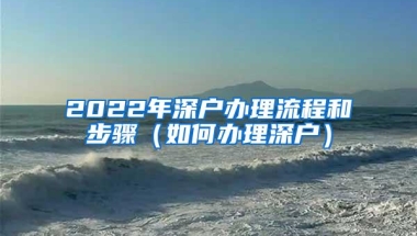 2022年深户办理流程和步骤（如何办理深户）