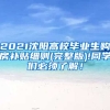 2021沈阳高校毕业生购房补贴细则(完整版)!同学们必须了解！