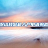 深圳核准制入户申请流程