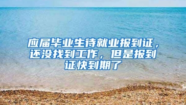 应届毕业生待就业报到证，还没找到工作，但是报到证快到期了