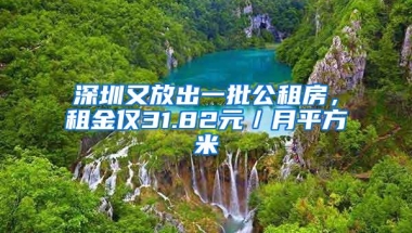 深圳又放出一批公租房，租金仅31.82元／月平方米