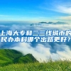 上海大专和二三线城市的民办本科哪个出路更好？