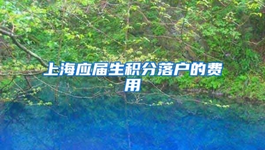 上海应届生积分落户的费用