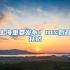 上海重要发布！10%财政补贴