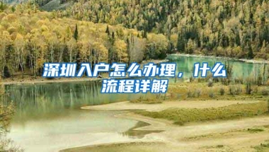 深圳入户怎么办理，什么流程详解