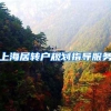 上海居转户规划指导服务