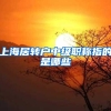 上海居转户中级职称指的是哪些