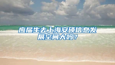 应届生去上海安硕信息发展空间大吗？