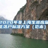 2020年非上海生源应届生落户标准方案（范本）.
