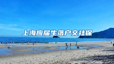 上海应届生落户交社保