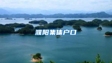 濮阳集体户口