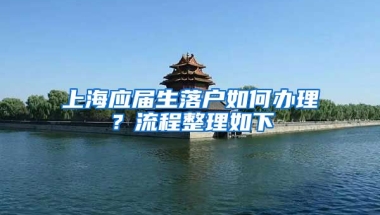 上海应届生落户如何办理？流程整理如下
