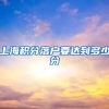 上海积分落户要达到多少分