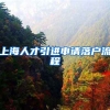 上海人才引进申请落户流程