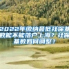 2022年缴纳最低社保基数能不能落户上海？社保基数如何调整？