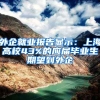 外企就业报告显示：上海高校43%的应届毕业生期望到外企