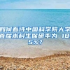 如何看待中国科学院大学首届本科生保研率为 18.5%？