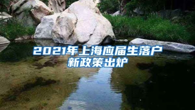 2021年上海应届生落户新政策出炉